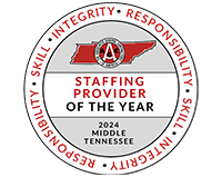 AZ staffing provider of the year logo